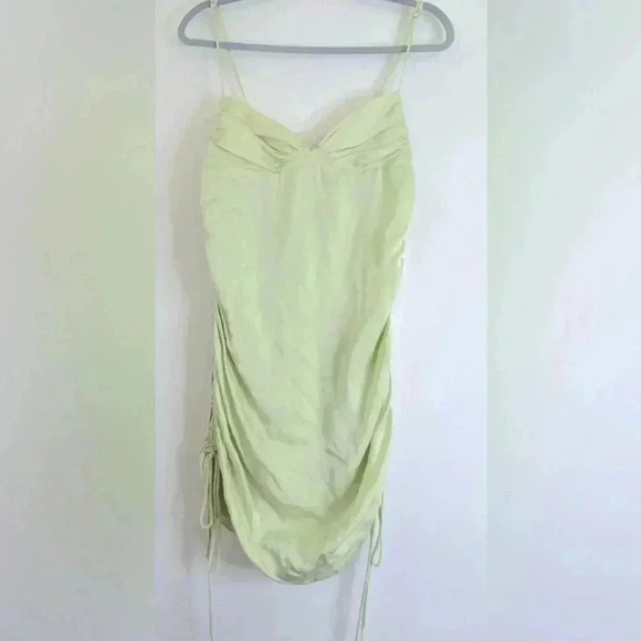 Zara Dresses & Skirts - Brand New Zara Satin Dress with Sweetheart neckline